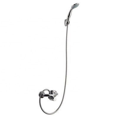 Rainfall wall mounted top shower and hand shower set